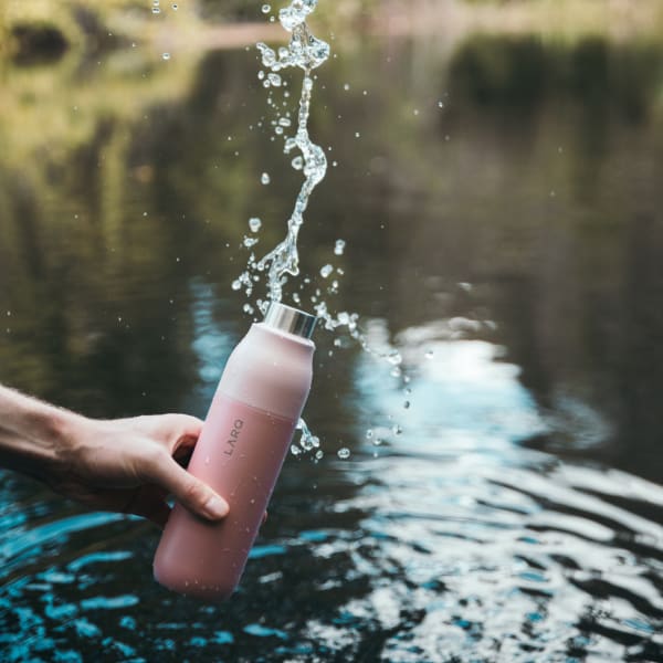 Photo of LARQ Bottle PureVis™ - Himalayan Pink in water